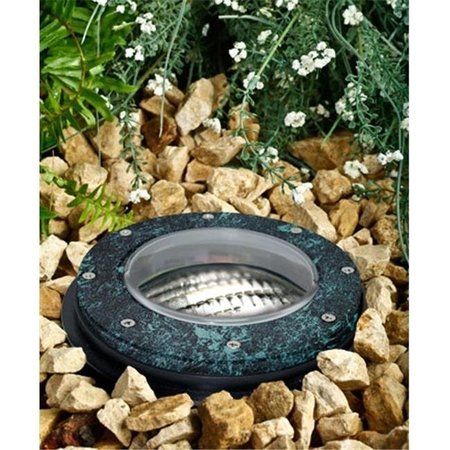 DABMAR LIGHTING Dabmar Lighting LV306-VG-SLV Cast Aluminum In-Ground Well Light; Verde Green LV306-VG-SLV